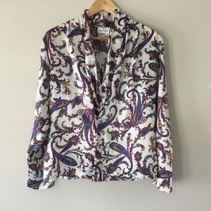 Vintage Paisley Blouse